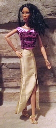 Fabric Long Skirts/Tops